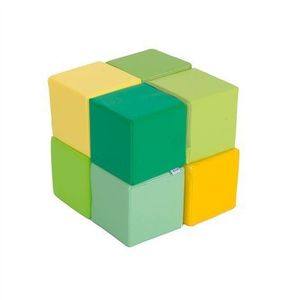 Set 8 cuburi din spuma cu huse detasabile Baby, 20x20x20 cm, cu certificat Oeko-Tex, cresa si gradinita imagine