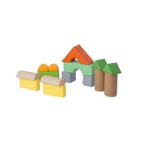 Set 15 blocuri din spuma cu huse detasabile Baby, cu certificat Oeko-Tex, cresa si gradinita imagine
