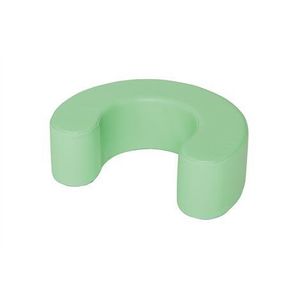 Spatar din spuma Croissant verde, pentru bebelusi, dim 60x46x20 cm, cresa imagine
