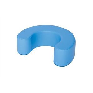 Spatar din spuma Croissant albastru, pentru bebelusi, dim 60x46x20 cm, cresa imagine