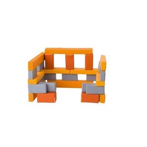 Set 30 blocuri din spuma cu huse detasabile, cu certificat Oeko-Tex, cresa si gradinita imagine