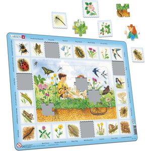 Puzzle 48 piese - La campie | Larsen imagine
