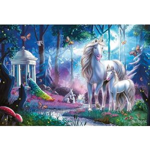 Puzzle 200 de piese - Familie de unicorni | Schmidt imagine