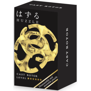 Puzzle mecanic - Mini Huzzle Rotor - Gold | Hanayama imagine
