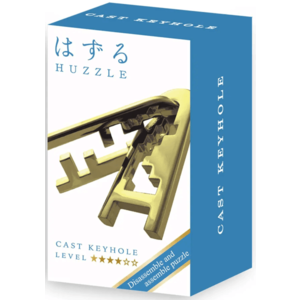 Puzzle mecanic - Mini Huzzle Keyhole - Gold | Hanayama imagine