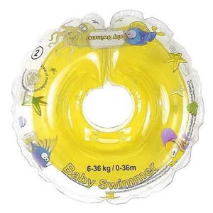 Colac de gat pentru bebelusi - Galben, 6-36 luni | Baby Swimmer imagine