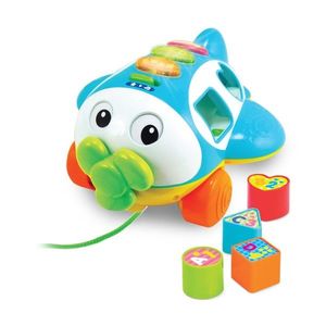 Jucarie interactiva - Sort 'N Learn Pull Along Plane | Winfun imagine