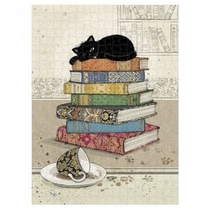 Puzzle 500 piese - Bug Art - Chaton Livres | Kiub imagine