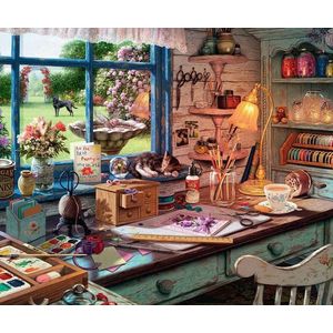 Puzzle 1000 piese - Magazinul mestesugurilor | Ravensburger imagine
