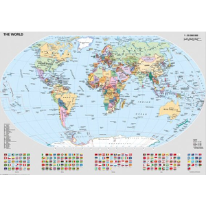 Puzzle 1000 piese - Political Map of the World | Ravensburger imagine
