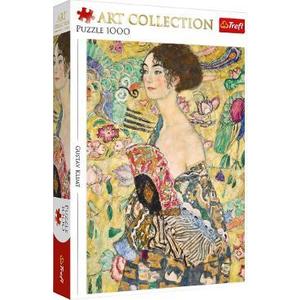 Puzzle 1000. Gustav Klimt: Doamna cu evantaiul imagine