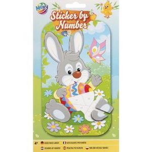 Stickere pe numere pentru Paste. Iepuras imagine