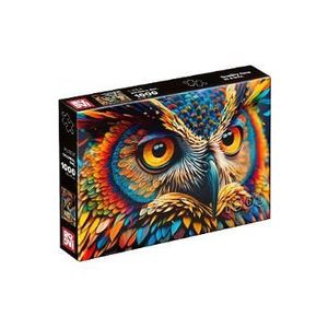 Puzzle 1000: Colorful Owl imagine