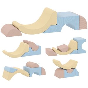 AIYAPLAY Set 5 Blocuri Moi pentru Copii 1.5-8 Ani Multicolor | Aosom Romania imagine