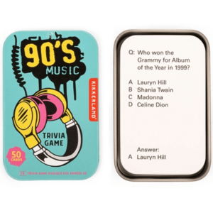 Joc trivia - 90's Music | Kikkerland imagine