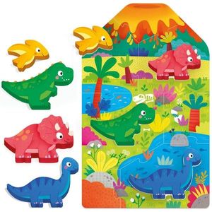 Puzzle din lemn - Montessori First Puzzle - Dinosaurus | Headu imagine