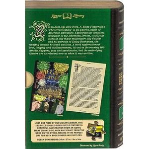 Puzzle cu doua fete - Jigsaw Library - The Great Gatsby | Professor Puzzle imagine