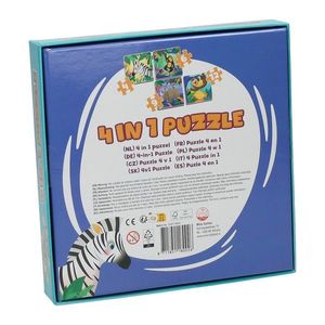 Puzzle 4 in 1 Animale imagine