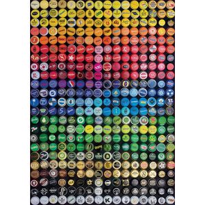 Puzzle 1000 piese - Collage Bottle Caps | Educa imagine
