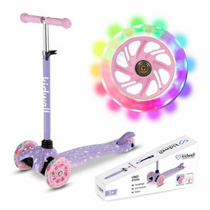 Trotineta pentru copii Kidwell Uno Stars, reglabila, roti luminoase, 3+ ani, pana la 25 kg imagine