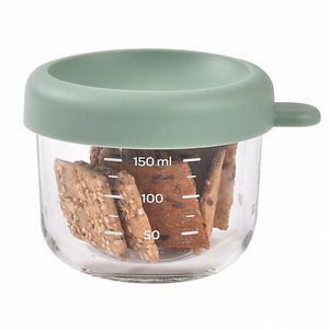 Recipient ermetic sticla Beaba 150 ml Sage Green imagine