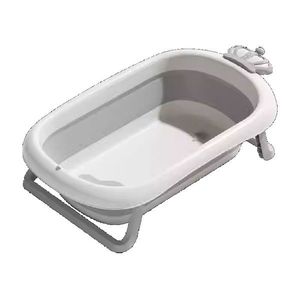Set Cadita pliabila pentru copii, Little Mom Royal Grey, termometru incorporat si suport anatomic cu tetiera inclus, dimensiune 24 x 92 x 51 cm imagine