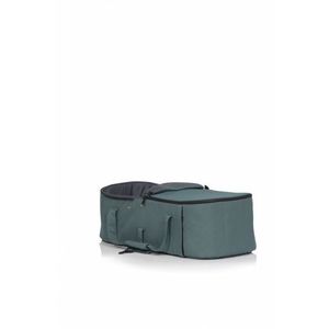 Port bebe Easy Go Echo Carrier, cu intaritura si manere pentru transport, cu husa de picioruse si capotina, dimensiune 75 x 30 x 20 cm, Sage Green imagine