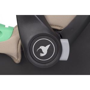 Scoica auto Colibro Petit i-Size, omologata R129, cu tetiera reglabila, copertina ajustabila, maner de transport ajustabil, pentru copii intre 40-87 cm sau 0-13 kg, Camel imagine