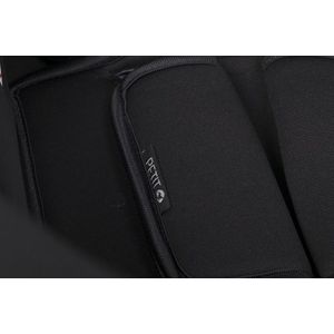Scoica auto Colibro Petit i-Size, omologata R129, cu tetiera reglabila, copertina ajustabila, maner de transport ajustabil, pentru copii intre 40-87 cm sau 0-13 kg, Onyx imagine