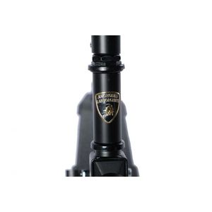 Trotineta Mesuca Lamborghini Negru cu 2 roti, pliabila, cadru din aluminiu, rulmenti carbon ABEC-7, ghidon reglabil, platforma antiderapanta, cric, greutate admisa 100 kg imagine