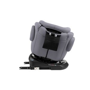 Scaun auto pentru copii cu ISOFIX KikkaBoo I-Felix LightGrey, Omologat I-Size 40-150cm, R129, SPS-Protectie impact lateral, Tetiera reglabila 11 pozitii, Sezut rotativ, 5pozitii inclinare spatar, Centura Top Tether, Saltea reductor imagine