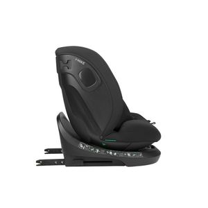 Scaun auto cu ISOFIX KikkaBoo i-Hike Black, Omologat I-Size 40-150cm, R129, SPS-Protectie impact lateral, Tetiera reglabila 15 pozitii cu spuma memorie, Sezut rotativ, Centura Top Tether, 5 pozitii inclinare spatar, Saltea reductor imagine