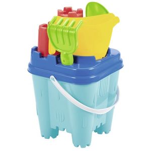 Galetusa castel cu accesorii de nisip Ecoiffier 18.5 cm imagine