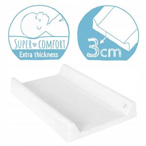 Saltea de infasat Ceba Baby Comfort Dreamer 50x80 cm cu intaritura, grosime 3 cm, sistem anti-alunecare imagine