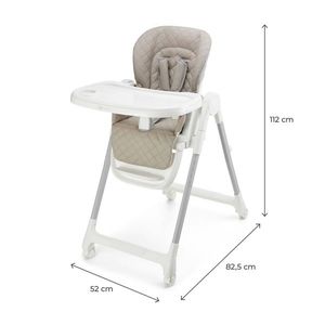 Scaun de masa pentru copii Kinderkraft Tulo Beige 3 in 1 imagine