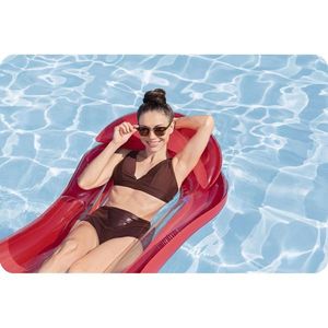 Saltea gonflabila Bestway Red 160x84 cm, Material PVC durabil, Spatar si cotiere confortabile, Baza din plasa cu uscare rapida imagine