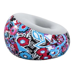 Fotoliu gonflabil pentru interiorexterior Bestway Graffiti 112x112x66 cm, Material PVC confortabil si rezistent, Suprafata din catifea placuta la atingere, Doua camere de aer imagine