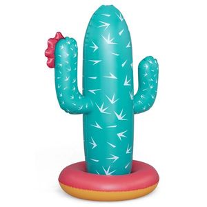 Jucarie gonflabila de gradina cu stropitoare Bestway Cactus 1104x74 cm cu conectare furtun apa, Baza antirasturnare, Material PVC rezistent imagine