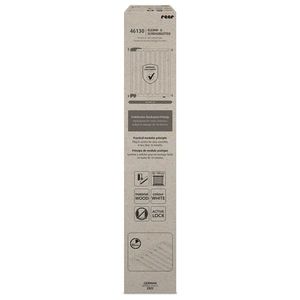 Poarta de siguranta Reer Basic White de perete, reglabila 63-106 cm imagine