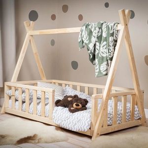 Pat copii Montessori, LittleAmy, Tipi Heaven, 80 x 160 cm imagine