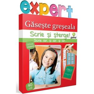 Editura Gama, Scrie si sterge Expert Romana, Gaseste greseala imagine
