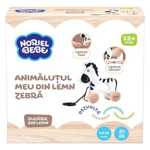 Animalut din lemn, cu roti imagine