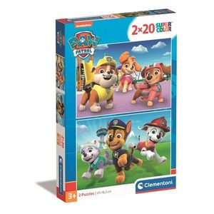 Puzzle Clementoni Paw Patrol, 2 x 20 piese imagine