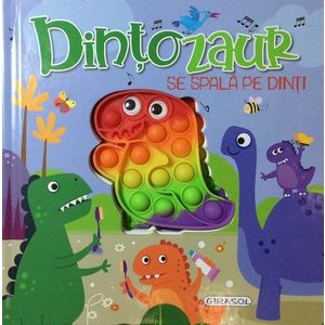 Dintozaur se spala pe dinti imagine