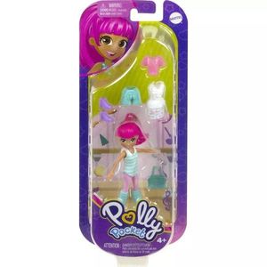 Mini papusa cu haine de schimb Polly Pocket, HKV87 imagine