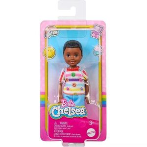 Papusa Barbie Chelsea Boy, Smiley Face, HNY58 imagine