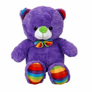 Ursulet de plus, Puffy Friends, Mov, 30 cm imagine