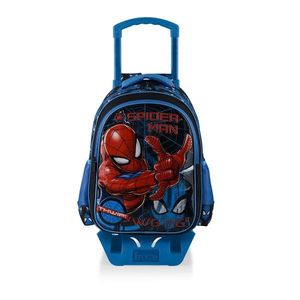 Ghiozdan tip troller cu 2 compartimente, Spiderman imagine
