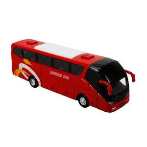 Autocar cu Lumini si Sunete, Maxx Wheels, Rosu, 16 Cm imagine