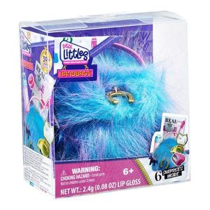 Mini gentuta cu 6 surprize Real Littles, Turcoaz-Puf imagine